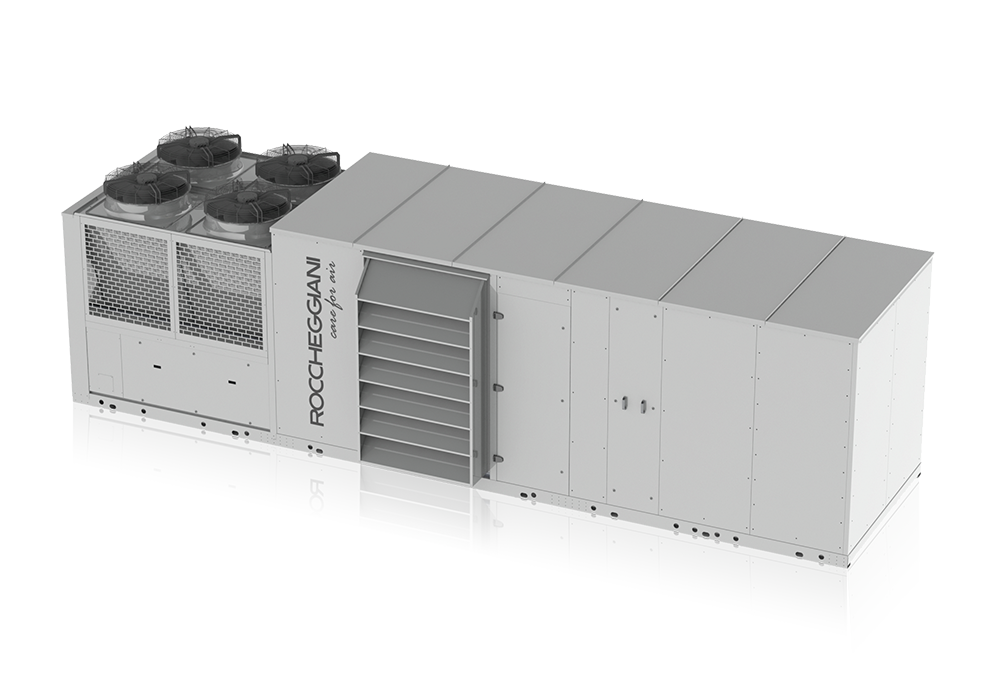 Unità Roof Top con pompa di calore ad alta efficienza