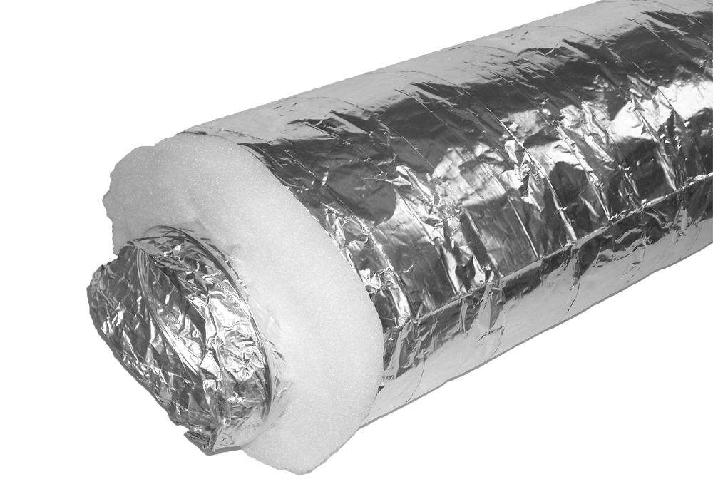 Aluminium - polyester insulated duct