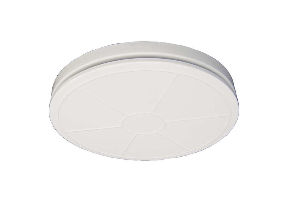 Round single-cone ceiling diffusers