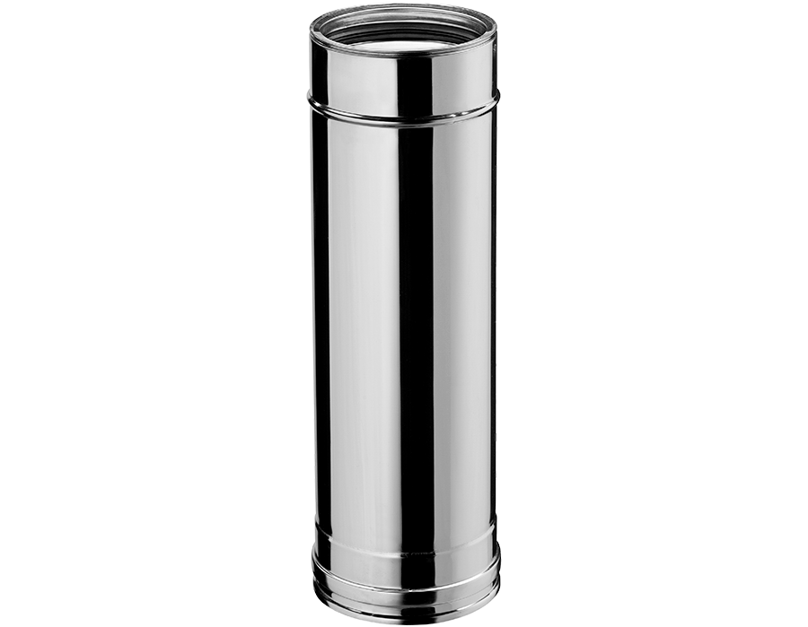 Doppia parete con intercapedine d'aria statica - parete interna inox AISI 316L