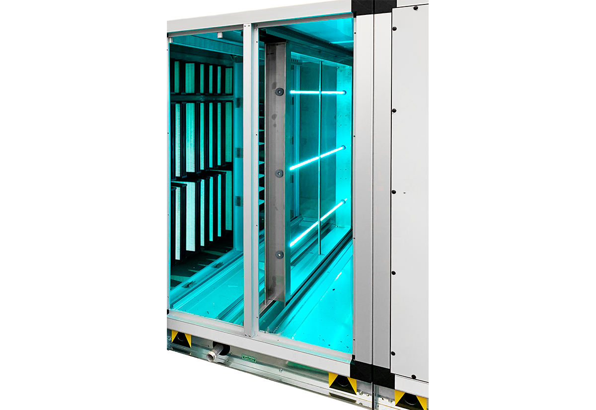 UV-PH HVAC Sistema professionale di purificazione aria e sanificazione attiva