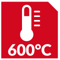 600°C